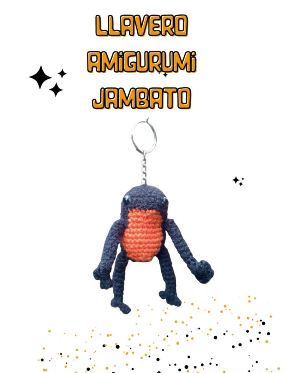 Llavero tejido Jambato